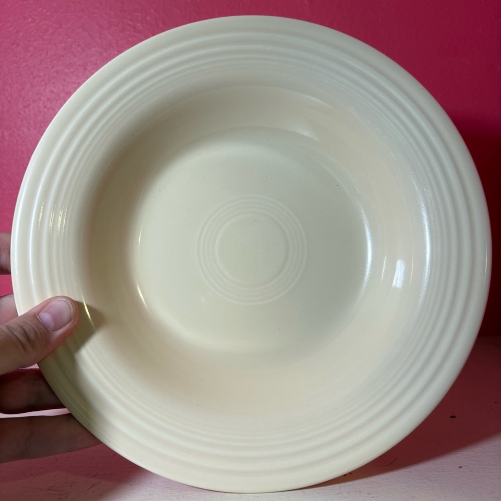 Vintage Fiestaware * Homer Laughlin Cream Soup Bowl Dining EUC Retro Collectible - Picture 4 of 8